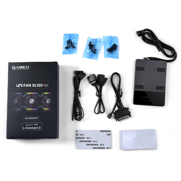 Lian-Li Unifan SL-INF Controller HUB f. L-Connect 3, svört - image 3 [d69ed5d43d]