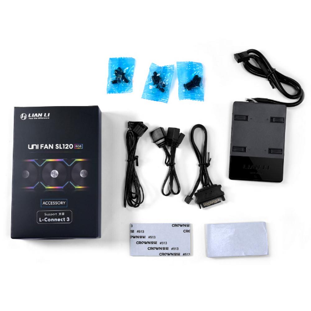 Lian-Li Unifan SL-INF Controller HUB f. L-Connect 3, svört - image 4 [38a7bfc602]