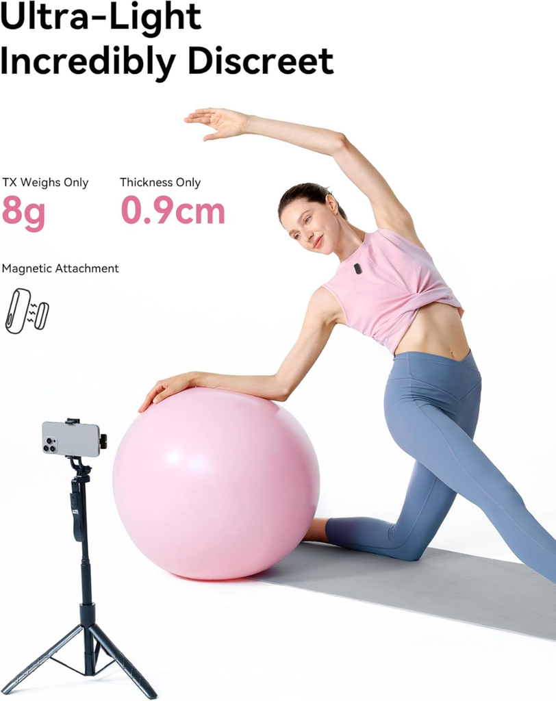 Hollyland Lark A1 Duo USB-C RX hljóðnemasett fyrir snjallsíma - image 17 [35df55ada1]