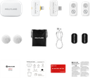 Hollyland Lark A1 Combo Apple Lightning/USB-C RX hljóðnemasett fyrir snjallsíma - image 2 [b62cf765ed]