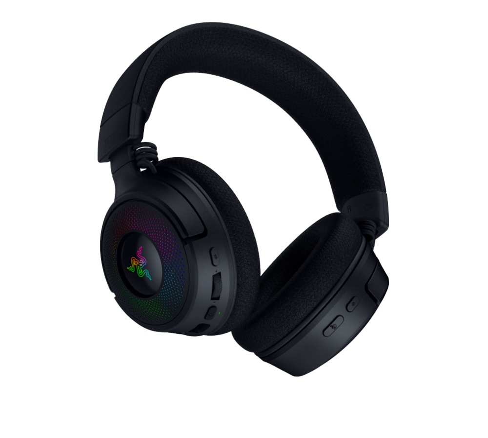 Razer Kraken V4 HyperSpeed þráðlaus THX RGB leikjaheyrnartól með hljóðnema, svört - image 4 [96d13c9cb4]