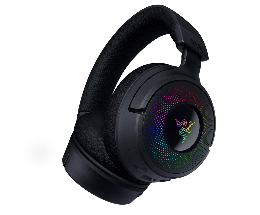 Razer Kraken V4 HyperSpeed þráðlaus THX RGB leikjaheyrnartól með hljóðnema, svört - image 7 [0ed107591a]