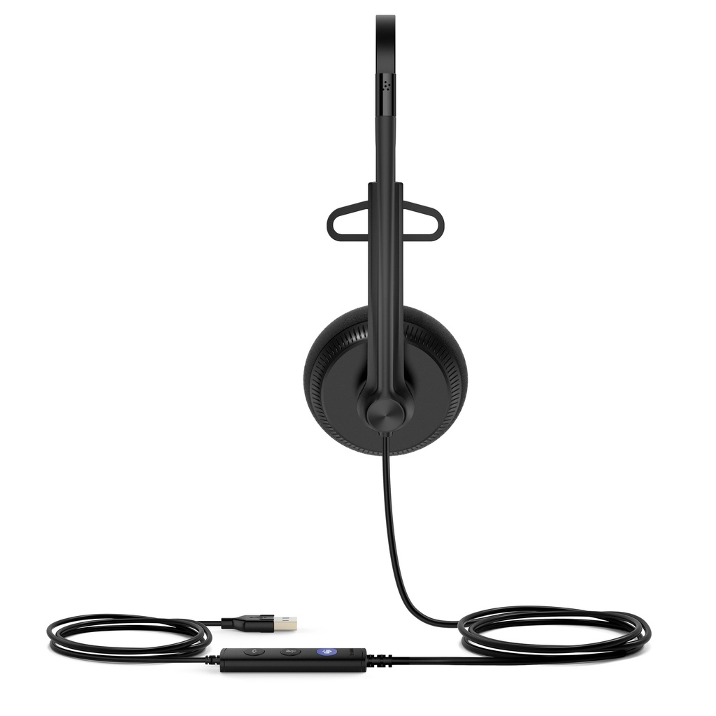 Yealink UH34 Lite USB skrifstofuheyrnartól með hljóðnema, svört - image 5 [fda16061bc]