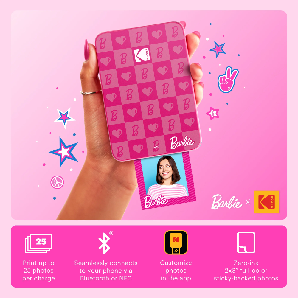 Kodak Barbie Step Slim ljósmyndaprentari - image 2 [3ac328ca13]