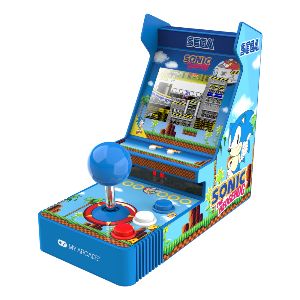 MY ARCADE Sonic The Hedgehog ferða Retro Arcade spilakassi með 2 leikjum - image 2 [52fadecc1d]