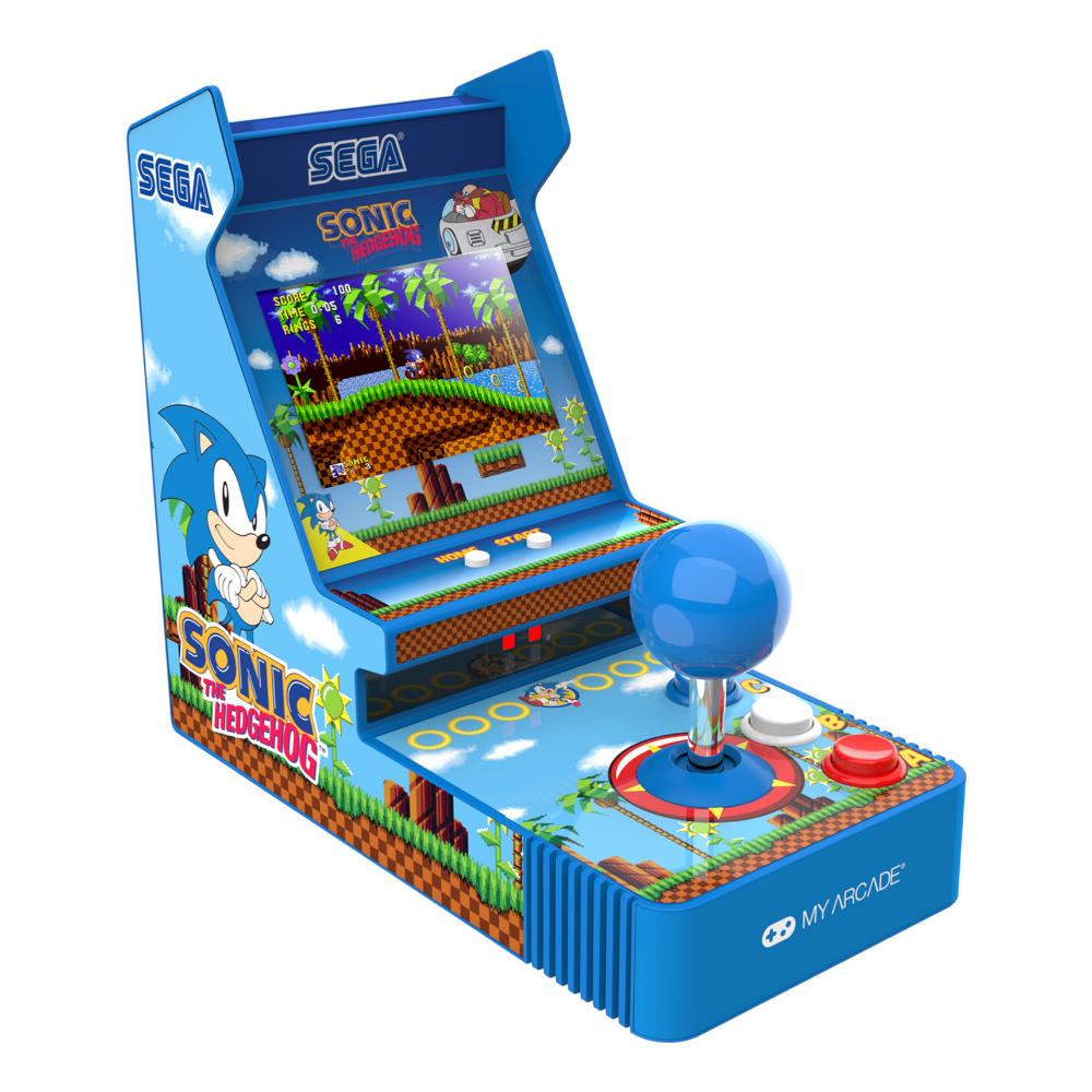 MY ARCADE Sonic The Hedgehog ferða Retro Arcade spilakassi með 2 leikjum - image 3 [219a835127]