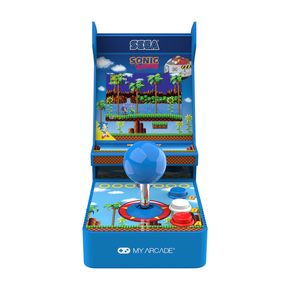 MY ARCADE Sonic The Hedgehog ferða Retro Arcade spilakassi með 2 leikjum - image 5 [341feabc7e]