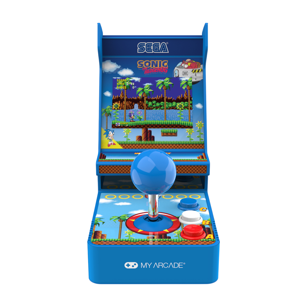 MY ARCADE Sonic The Hedgehog ferða Retro Arcade spilakassi með 2 leikjum - image 6 [3eed6700f6]
