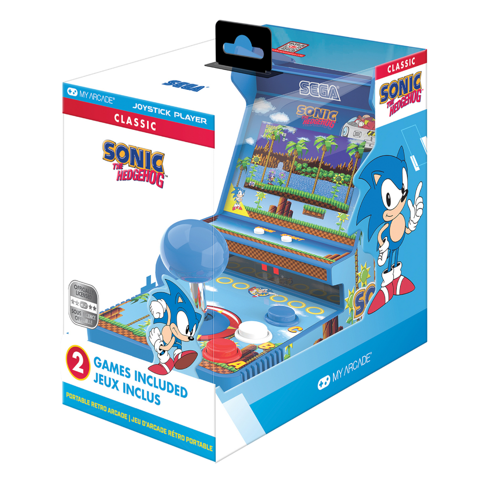 MY ARCADE Sonic The Hedgehog ferða Retro Arcade spilakassi með 2 leikjum - image 7 [039881c6c3]
