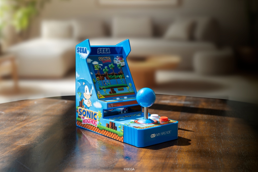 MY ARCADE Sonic The Hedgehog ferða Retro Arcade spilakassi með 2 leikjum - image 13 [51003bfc3f]