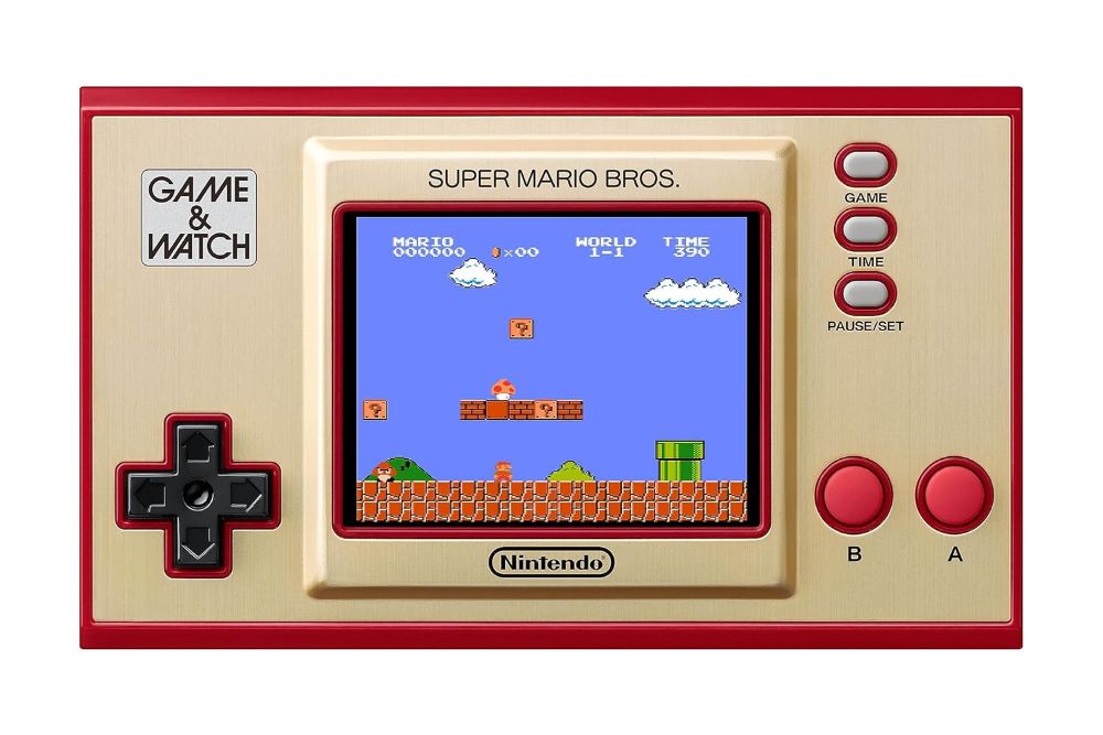 Game & Watch: Super Mario Bros Nintendo handleikjatölva, sýningarstandur, klukka, 3 leikir - image 5 [38e7258acb]