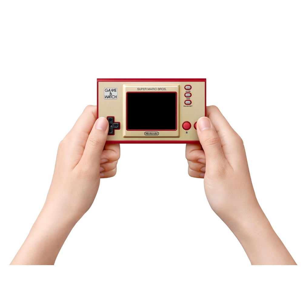 Game & Watch: Super Mario Bros Nintendo handleikjatölva, sýningarstandur, klukka, 3 leikir - image 10 [79d99a4119]
