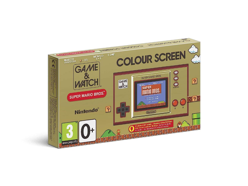 Game & Watch: Super Mario Bros Nintendo handleikjatölva, sýningarstandur, klukka, 3 leikir - image 11 [99b5a5b4bb]