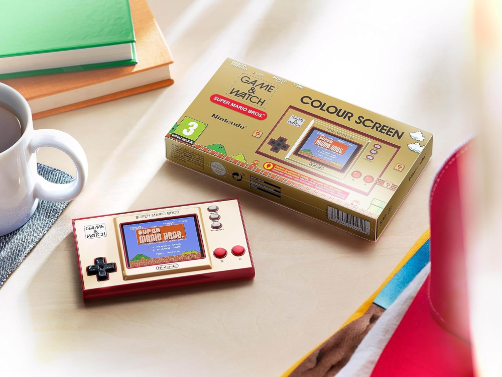 Game & Watch: Super Mario Bros Nintendo handleikjatölva, sýningarstandur, klukka, 3 leikir - image 19 [de52a20d2e]