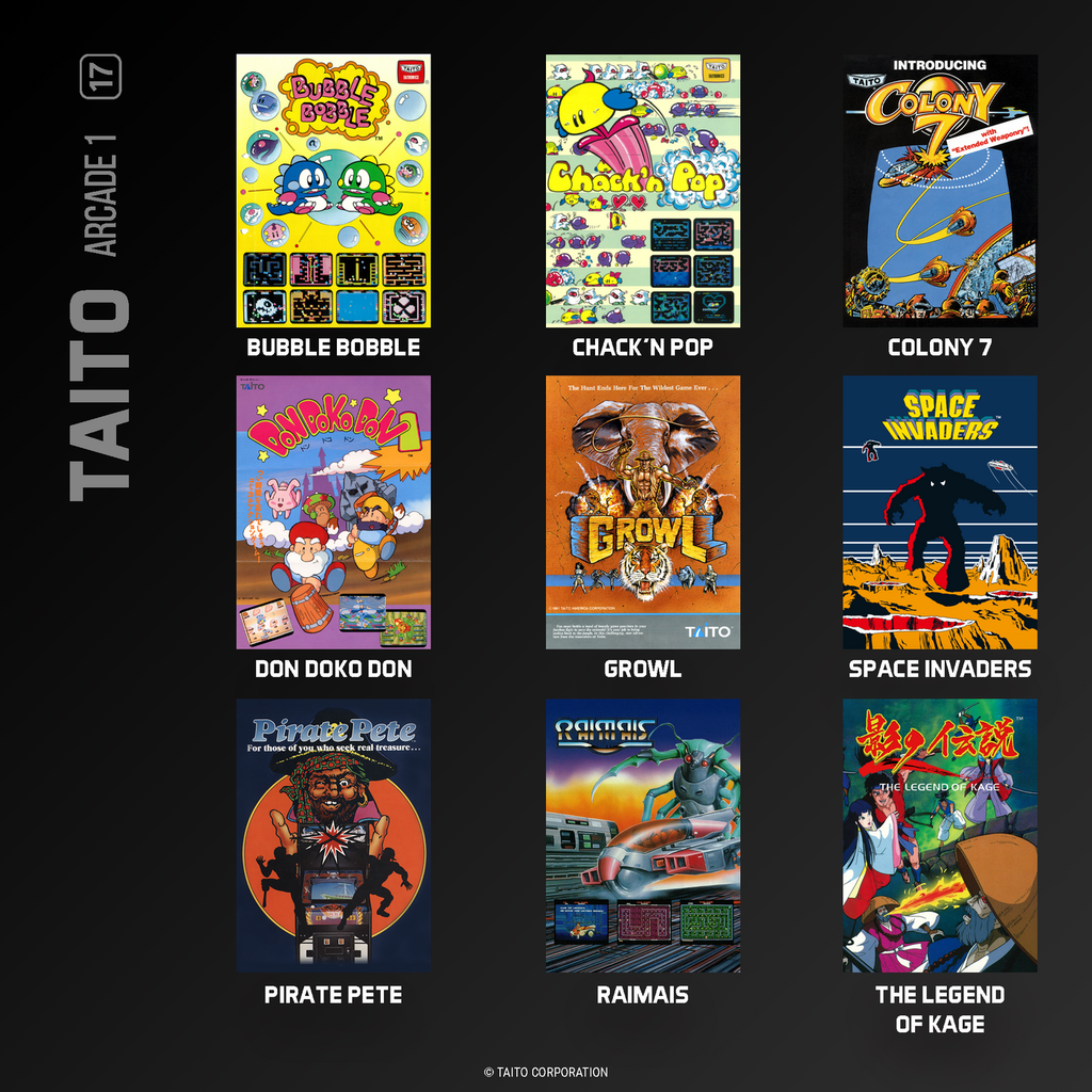 Evercade Cartridge - Taito Arcade1 - image 9 [762079429d]