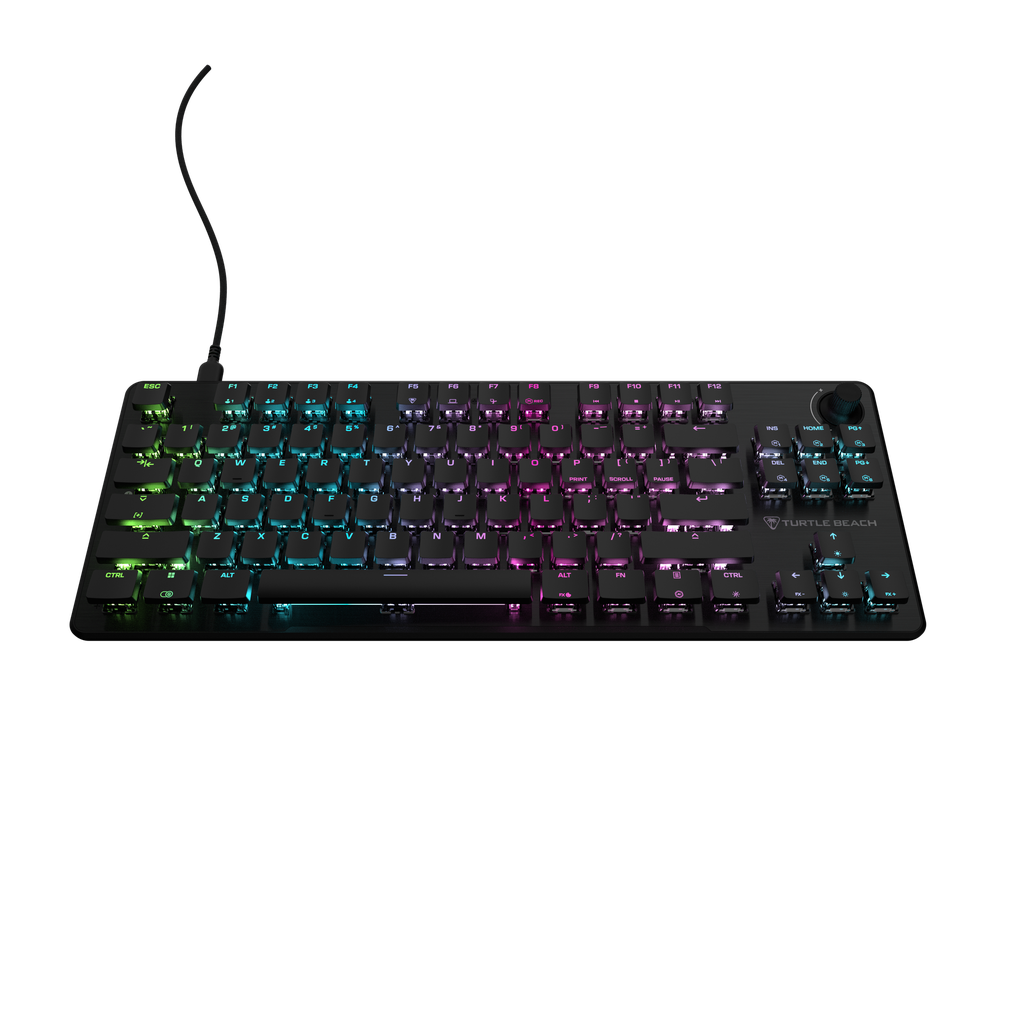 Turtle Beach Vulcan II TKL AIMO RGB lyklaborð, Titan HS Silent Red, ANSI, Nordic, svart - image 5 [fe3569d294]