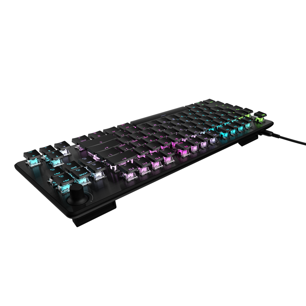 Turtle Beach Vulcan II TKL AIMO RGB lyklaborð, Titan HS Silent Red, ANSI, Nordic, svart - image 7 [b636c5b199]