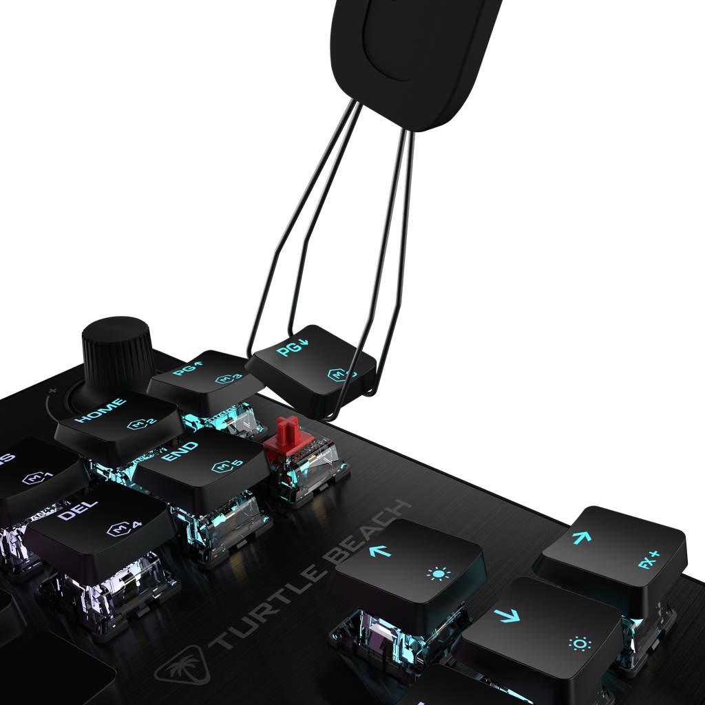 Turtle Beach Vulcan II TKL AIMO RGB lyklaborð, Titan HS Silent Red, ANSI, Nordic, svart - image 17 [9bba496e8e]