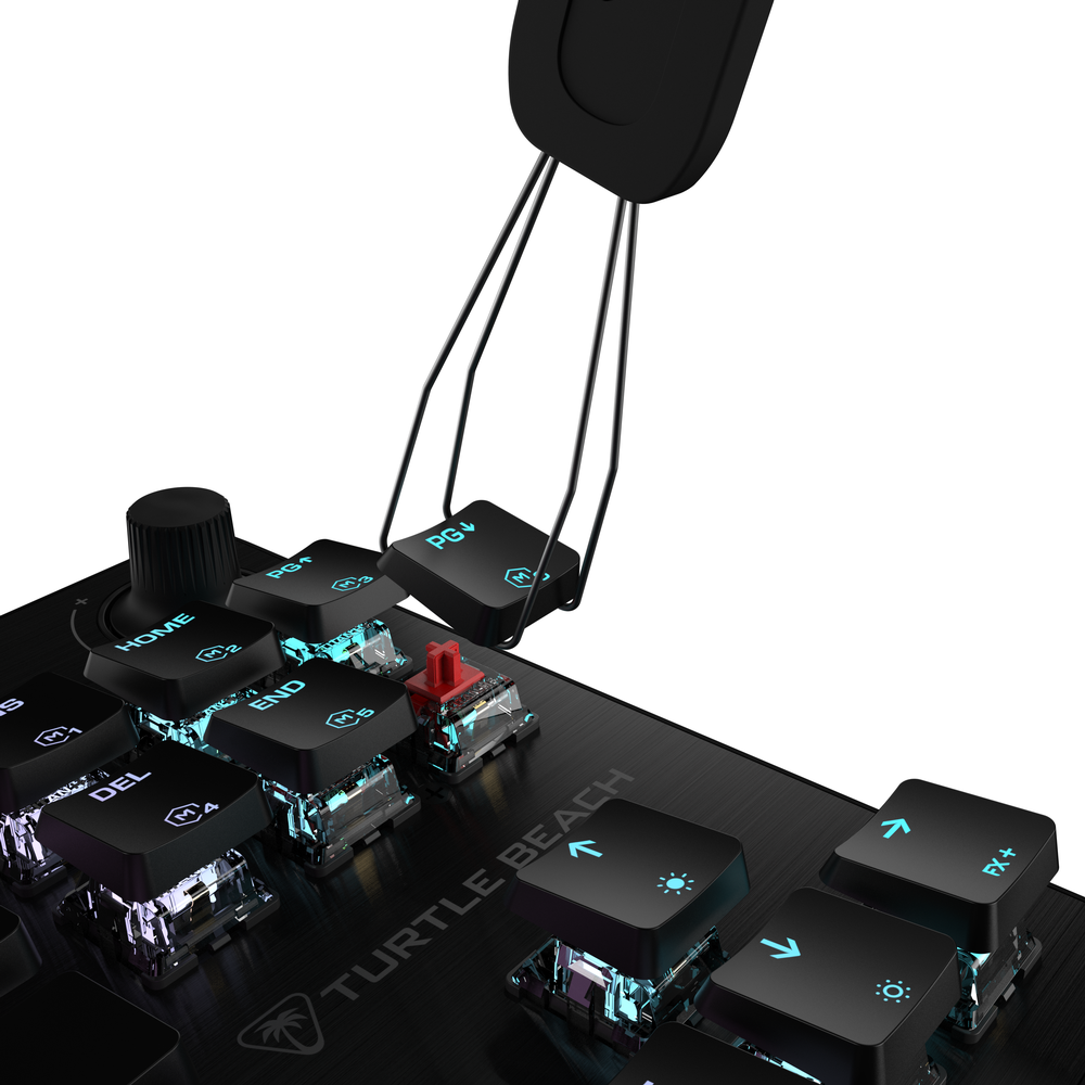 Turtle Beach Vulcan II TKL AIMO RGB lyklaborð, Titan HS Silent Red, ANSI, Nordic, svart - image 18 [cb6bcabce4]