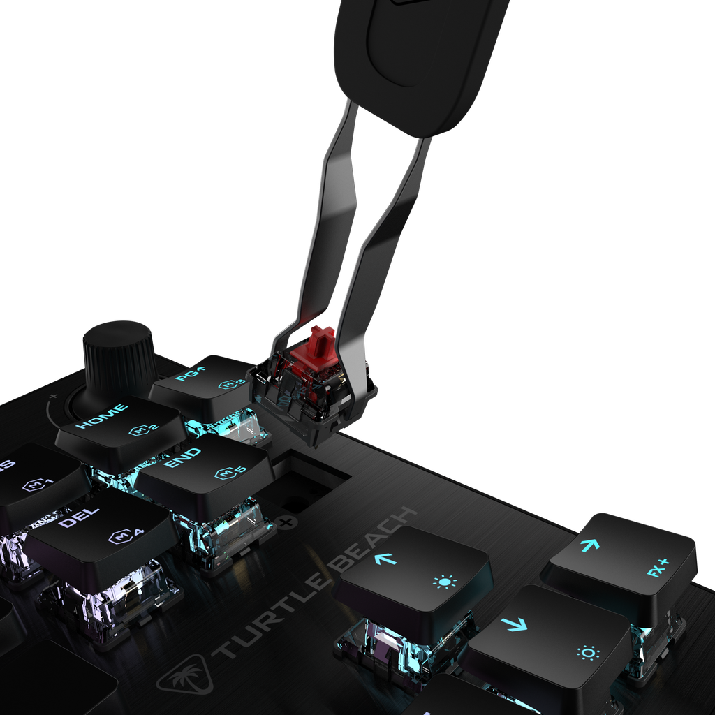 Turtle Beach Vulcan II TKL AIMO RGB lyklaborð, Titan HS Silent Red, ANSI, Nordic, svart - image 19 [13042d7c70]