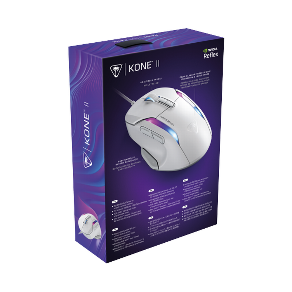 Turtle Beach Kone II leikjamús, hvít - image 16 [01685af0e3]