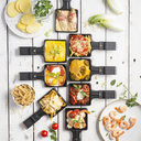 Fritel Stone Raclette Grill með náttúru stein og 8 pönnum, hvítt - image 14 [64b0109c14]