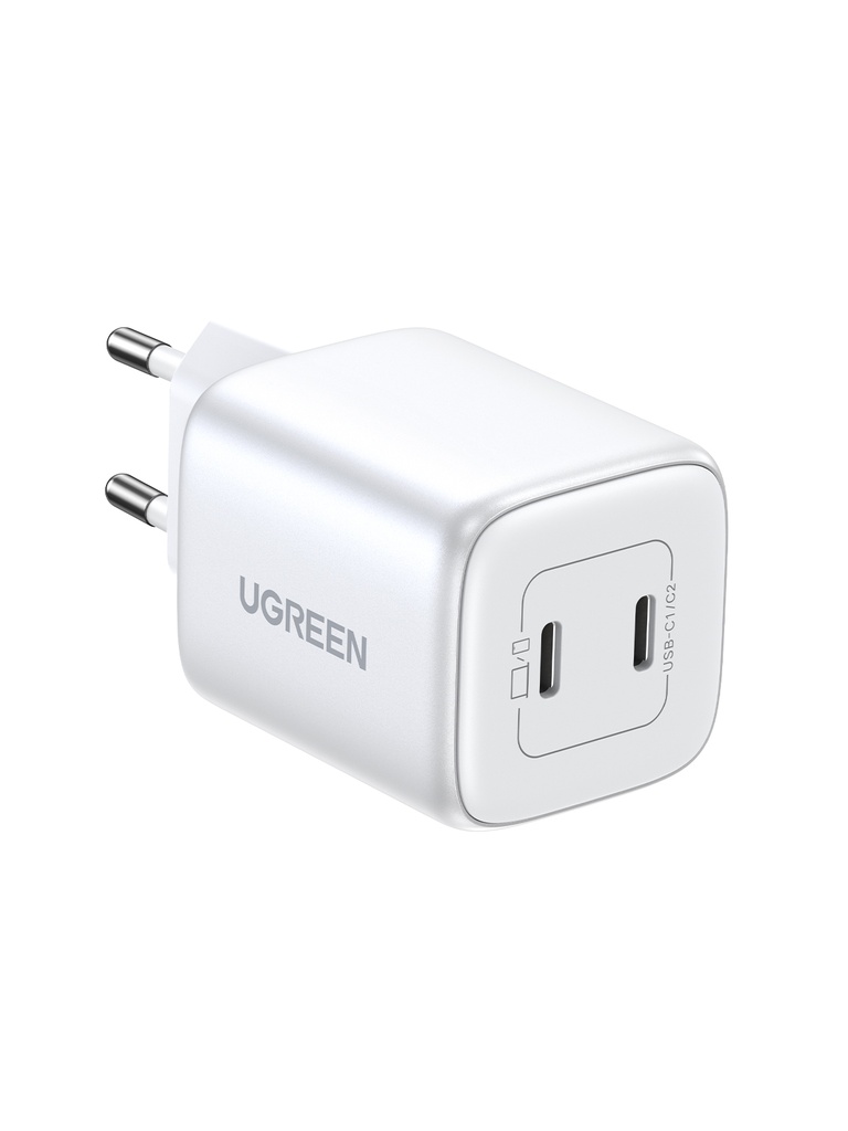 45W UGREEN Nexode Mini 2x USB-C PD QC hleðslutæki, hvítt - image 5 [30a0dae819]