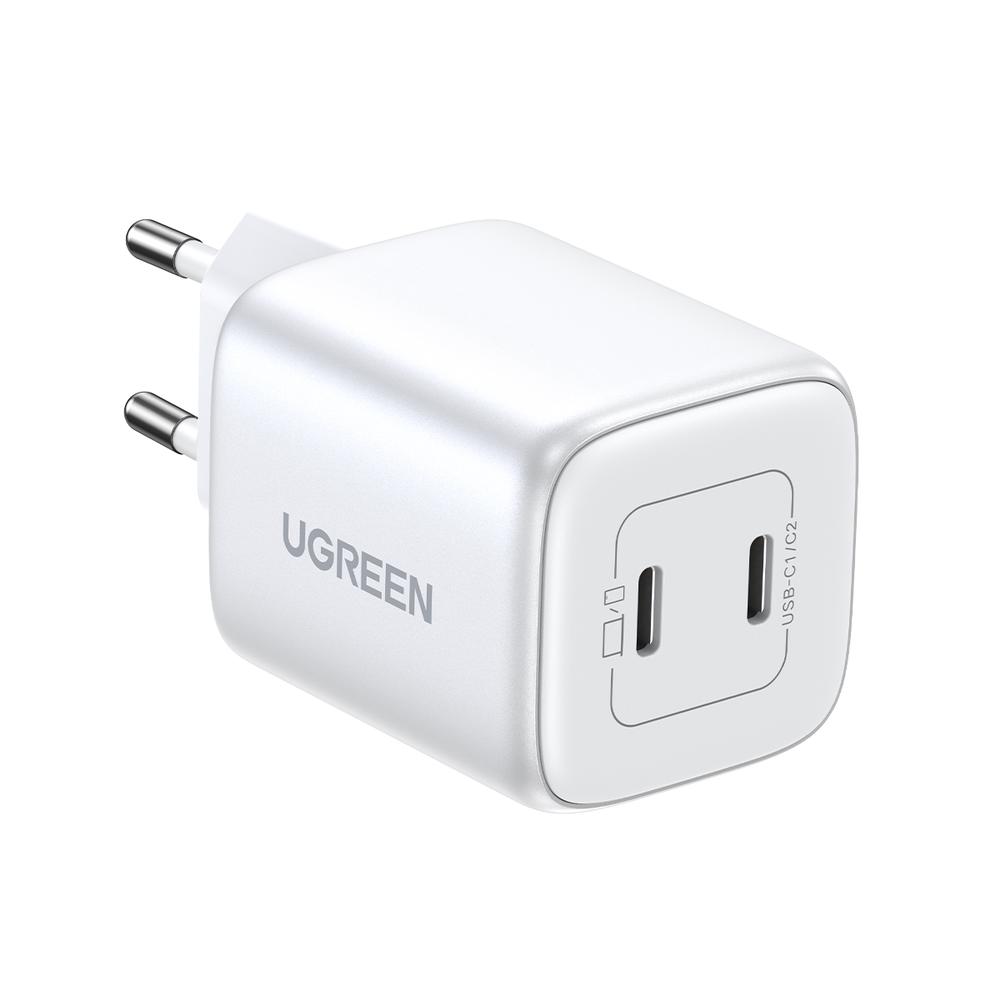 45W UGREEN Nexode Mini 2x USB-C PD QC hleðslutæki, hvítt - image 6 [19976920e8]