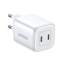 45W UGREEN Nexode Mini 2x USB-C PD QC hleðslutæki, hvítt - image 6 [19976920e8]