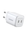 45W UGREEN Nexode Mini 2x USB-C PD QC hleðslutæki, hvítt - image 7 [1c4dfe6b6b]