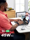45W UGREEN Nexode Mini 2x USB-C PD QC hleðslutæki, hvítt - image 9 [8bc2d50d8f]