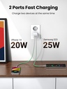 45W UGREEN Nexode Mini 2x USB-C PD QC hleðslutæki, hvítt - image 11 [f3e9b747a3]