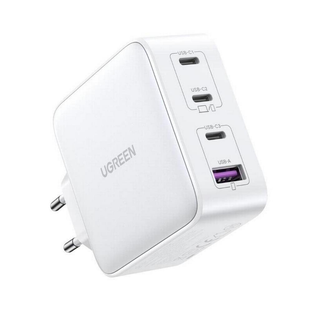 100W UGREEN Nexode 3x USB-C, 1x USB-A PPS PD QC GaN hleðslutæki, hvítt - image 4 [3e60c92aa2]