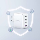 100W UGREEN Nexode 3x USB-C, 1x USB-A PPS PD QC GaN hleðslutæki, hvítt - image 11 [aa71ae36a3]