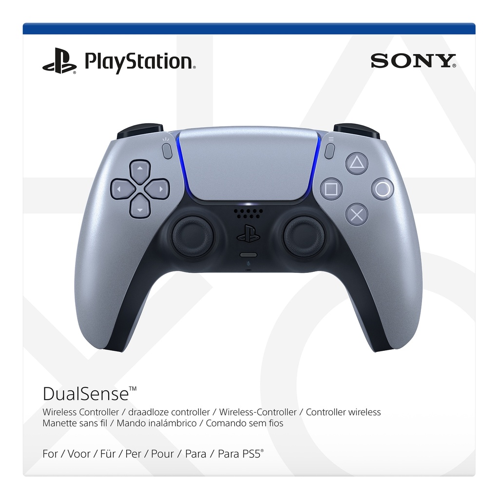 Sony PlayStation DualSense V2 fjarstýring fyrir PS5, Sterling Silver (silfur) - image 9 [9a0e8fd094]