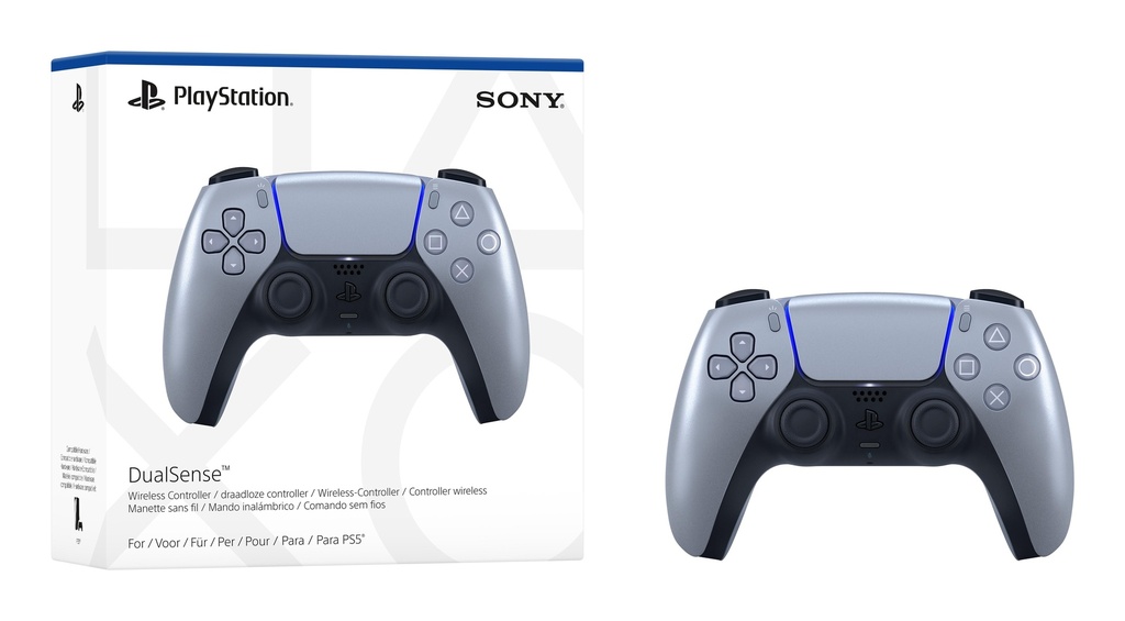 Sony PlayStation DualSense V2 fjarstýring fyrir PS5, Sterling Silver (silfur) - image 11 [f687e4503e]