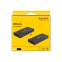 Delock HDMI Splitter 1x HDMI inn í 4x HDMI út, 4K@60 Hz með downscaler - image 8 [5cc2d7853e]