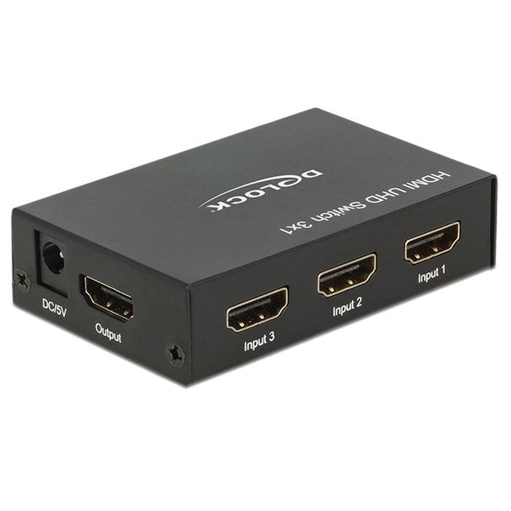 Delock HDMI 4K switch með fjarstýringu, 3x inngangar og 1x útgangur - image 4 [78a0aa21bf]