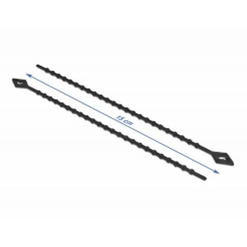 Delock kapalbindi, endurnýtanlegt, 150 x 2.4mm 100stk, svart - image 6 [46f558fb4f]