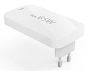 65W Hama 2x USB-C, 1x USB-A PD QC samanbrjótanlegt GaN hleðslutæki, hvítt - image 5 [e1cfc3190a]