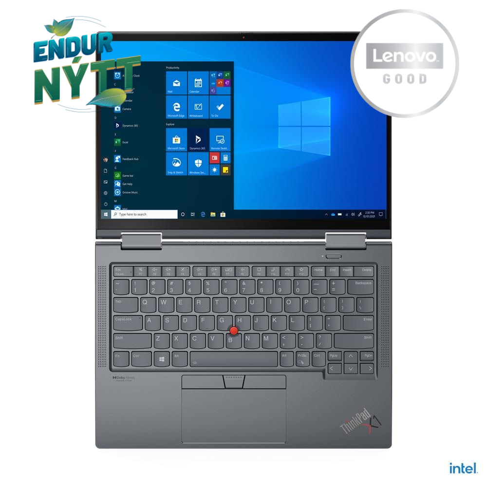 Lenovo ThinkPad X1 Yoga G6 2in1 fartölva 14" FHD+ i7-1185G7 32/512GB, penni, W11P, endurnýtt - image 3 [c4083ac202]