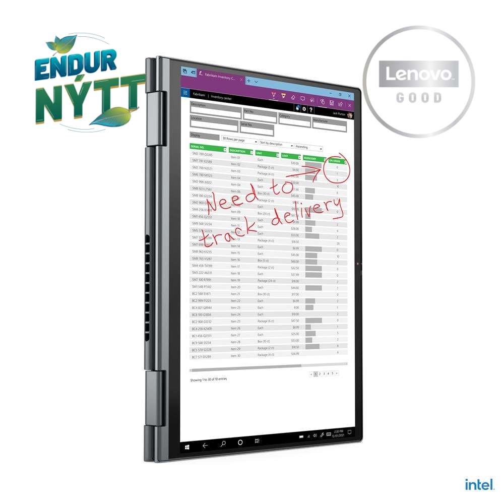 Lenovo ThinkPad X1 Yoga G6 2in1 fartölva 14" FHD+ i7-1185G7 32/512GB, penni, W11P, endurnýtt - image 4 [67cb9f00da]