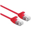 Netsnúra Cat6A RJ45-RJ45 Datacenter Rauð 1.0 m - image 4 [038c02d006]