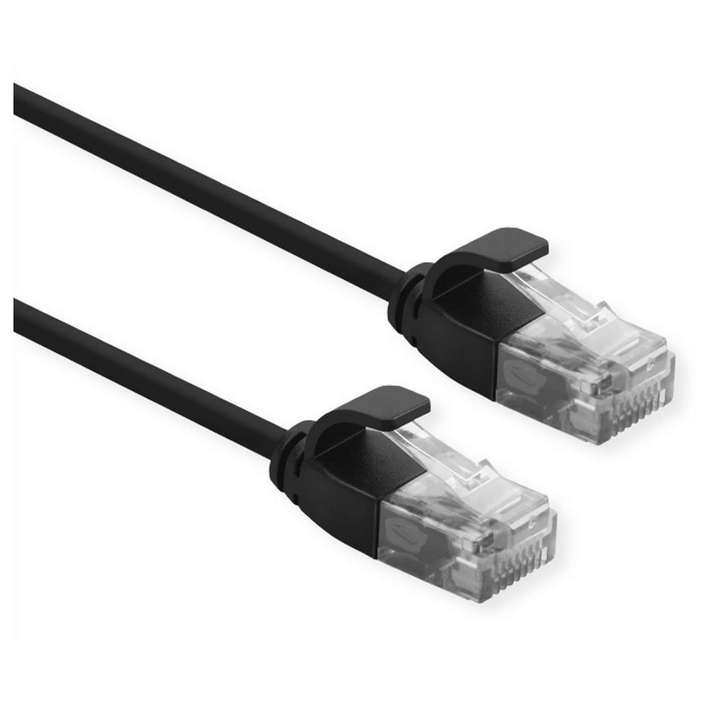 Netsnúra Cat6A RJ45-RJ45 UTP DataCenter Svört 2.0 m - image 2 [8542881dcd]