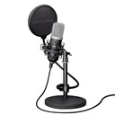 Trust EMITA Streaming USB hljóðnemi á standi, svartur - image 4 [e267f41a97]