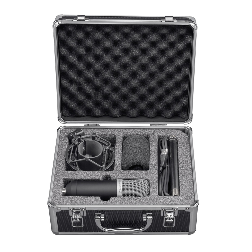 Trust EMITA Streaming USB hljóðnemi á standi, svartur - image 10 [596cc07157]