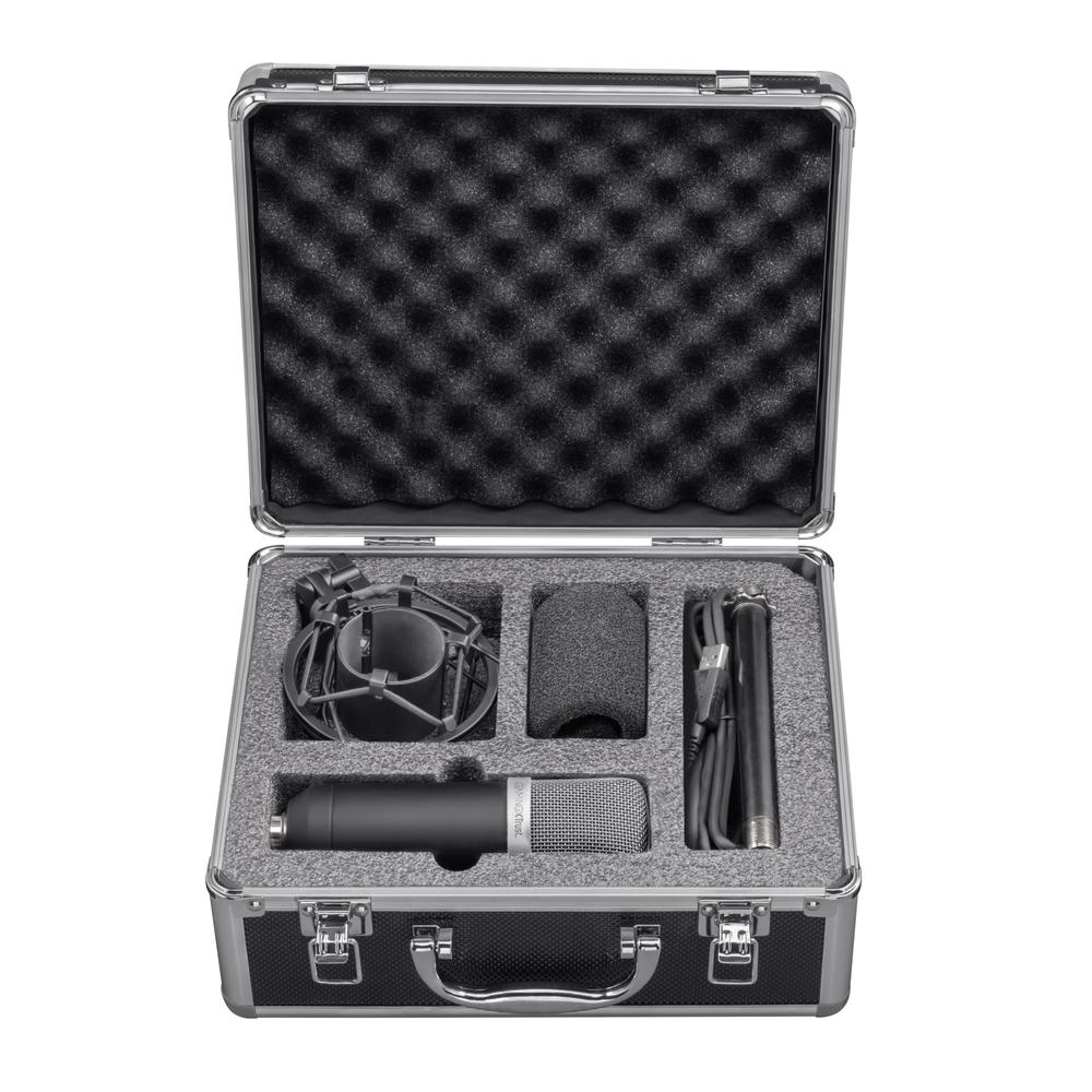 Trust EMITA Streaming USB hljóðnemi á standi, svartur - image 12 [fe77e43f4f]