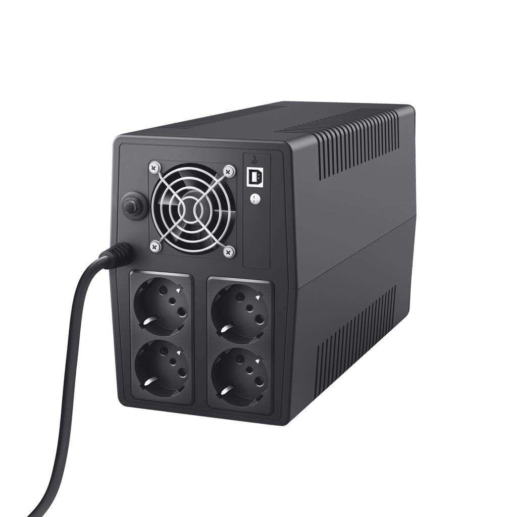 Trust Paxxon 1500VA UPS varaaflgjafi með 4 innstungum - image 3 [ec60183f4a]