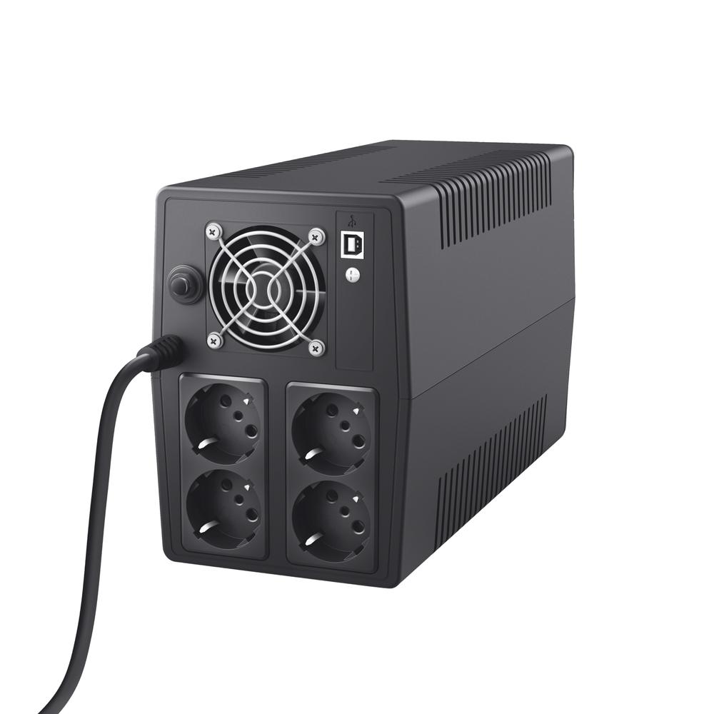 Trust Paxxon 1500VA UPS varaaflgjafi með 4 innstungum - image 4 [d93b732028]