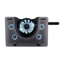 Trust GXT1125 Quno LED fartölvustandur með 5 viftur, svartur - image 5 [f28aca9699]